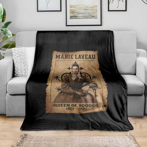 Marie Laveau Throw Blanket Queen Of Voodoo New Orleans Hoodoo Rootwork TS11 Print Your Wear
