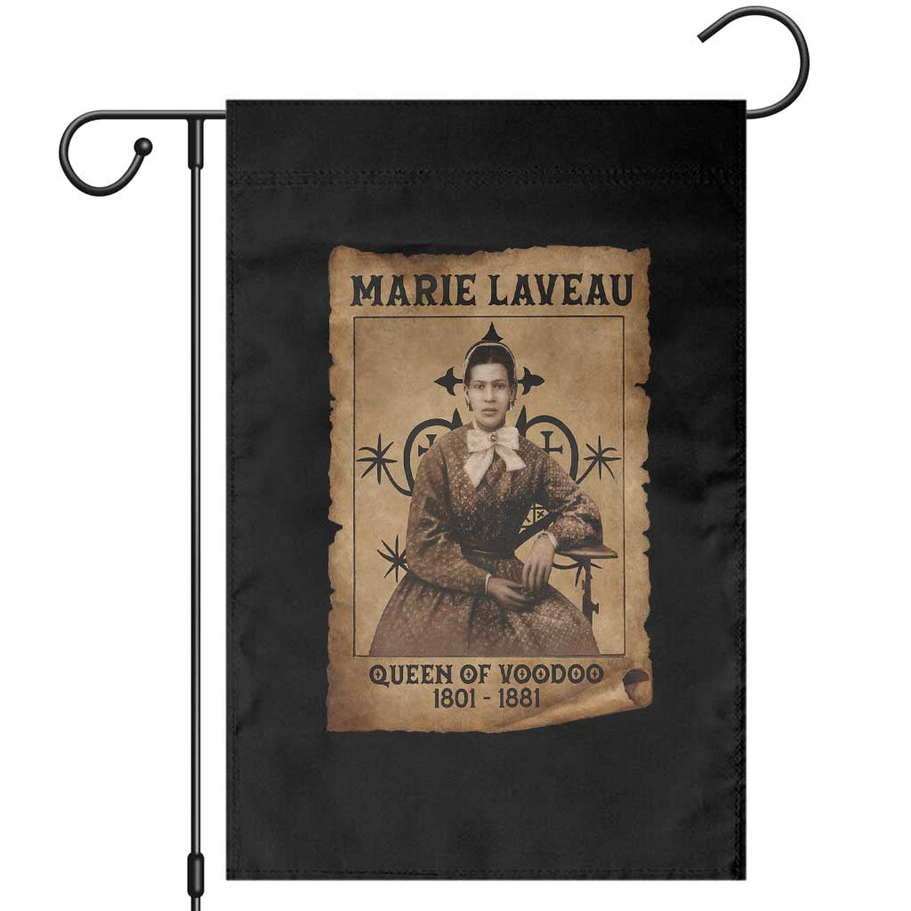 Marie Laveau Garden Flag Queen Of Voodoo New Orleans Hoodoo Rootwork TS11 Black Print Your Wear