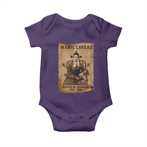 Marie Laveau Baby Onesie Queen Of Voodoo New Orleans Hoodoo Rootwork TS11 Purple Print Your Wear