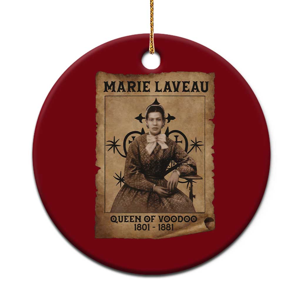 Marie Laveau Ceramic Ornament Queen Of Voodoo New Orleans Hoodoo Rootwork TS11 1pc Red Print Your Wear