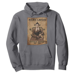 Marie Laveau Hoodie Queen Of Voodoo New Orleans Hoodoo Rootwork TS11 Charcoal Print Your Wear