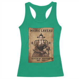 Marie Laveau Racerback Tank Top Queen Of Voodoo New Orleans Hoodoo Rootwork TS11 Irish Green Print Your Wear