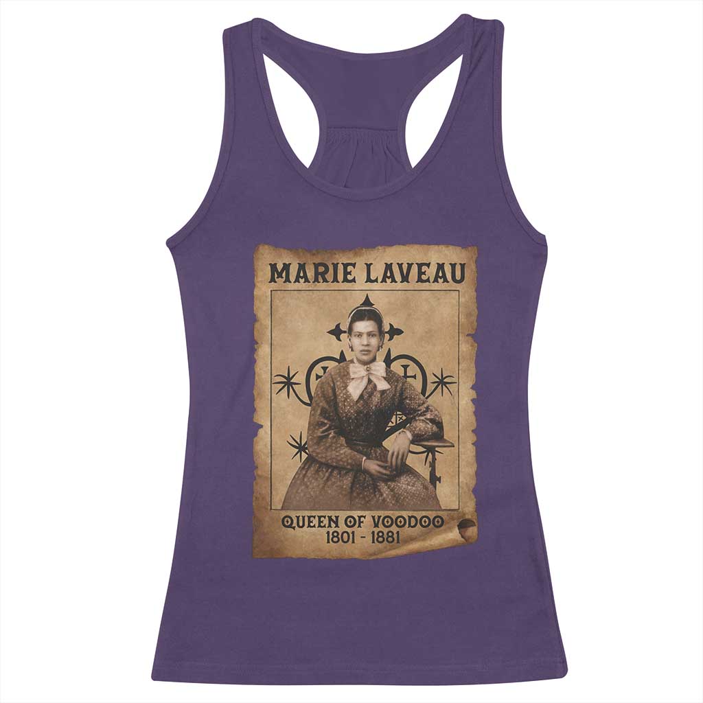Marie Laveau Racerback Tank Top Queen Of Voodoo New Orleans Hoodoo Rootwork TS11 Purple Print Your Wear