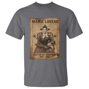 Marie Laveau T Shirt Queen Of Voodoo New Orleans Hoodoo Rootwork TS11 Charcoal Print Your Wear