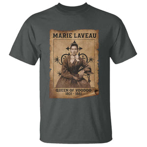 Marie Laveau T Shirt Queen Of Voodoo New Orleans Hoodoo Rootwork TS11 Dark Heather Print Your Wear