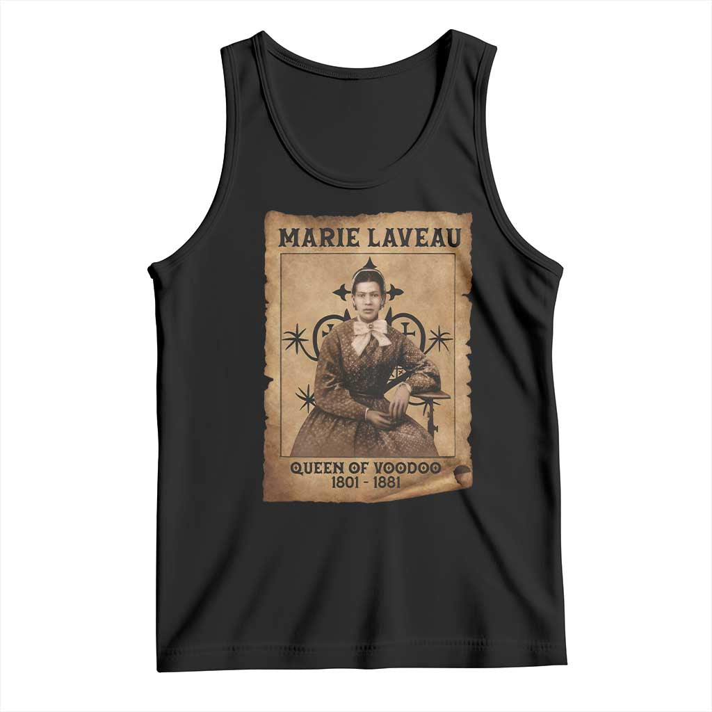 Marie Laveau Tank Top Queen Of Voodoo New Orleans Hoodoo Rootwork TS11 Black Print Your Wear