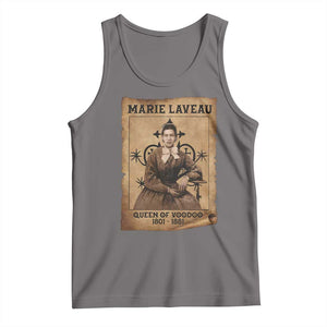 Marie Laveau Tank Top Queen Of Voodoo New Orleans Hoodoo Rootwork TS11 Deep Heather Print Your Wear