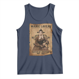 Marie Laveau Tank Top Queen Of Voodoo New Orleans Hoodoo Rootwork TS11 Navy Print Your Wear