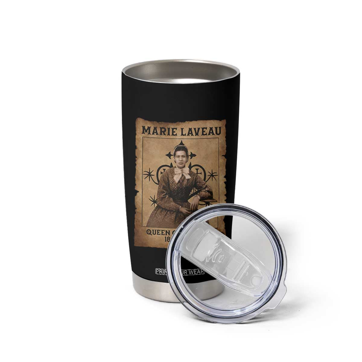 Marie Laveau Tumbler Cup Queen Of Voodoo New Orleans Hoodoo Rootwork TS11 Print Your Wear