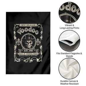 New Orleans Voodoo Garden Flag Tales Of Voodoo Magic Skull Spooky Hoodoo Rootworker TS11 Print Your Wear