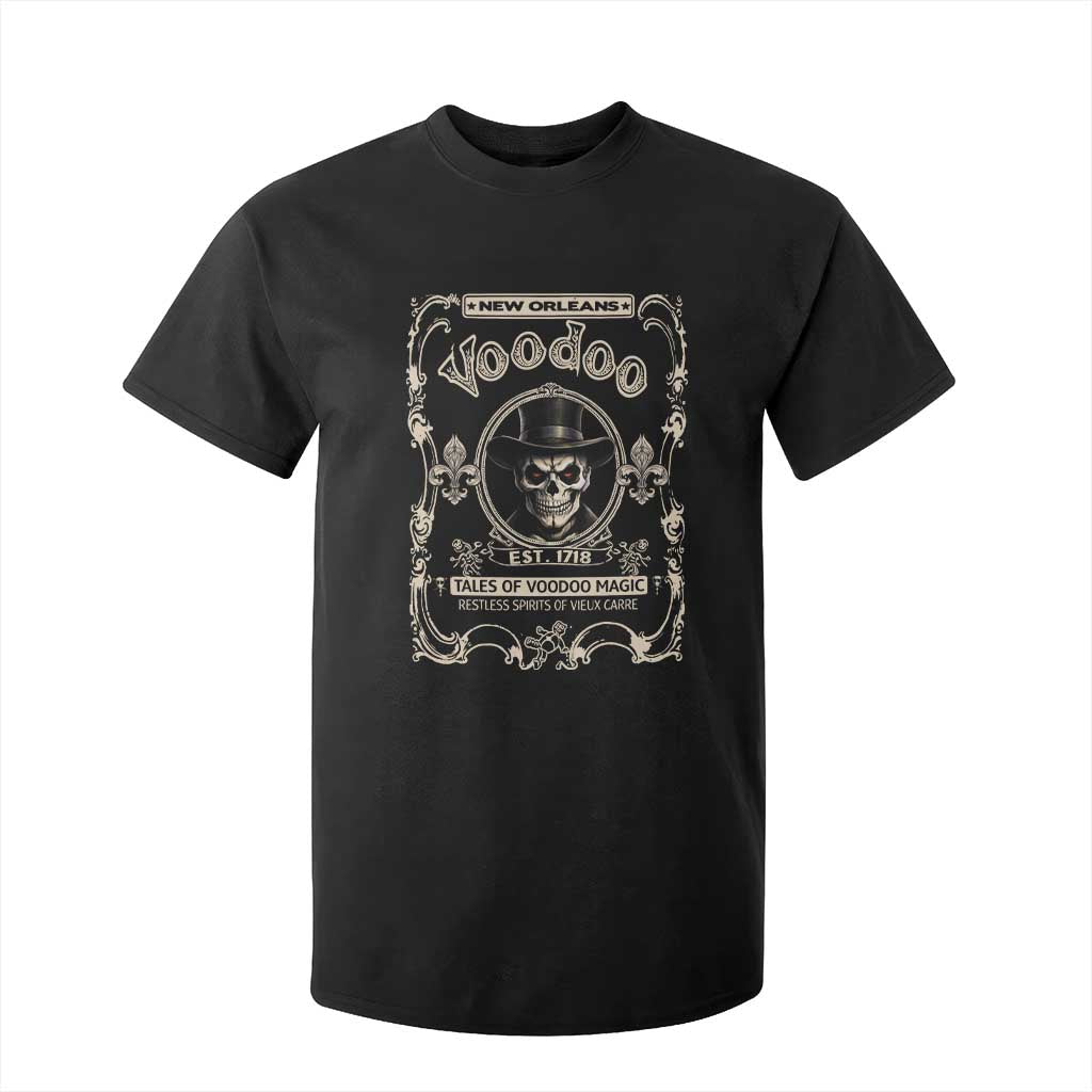 New Orleans Voodoo T Shirt For Kid Tales Of Voodoo Magic Skull Spooky Hoodoo Rootworker TS11 Black Print Your Wear