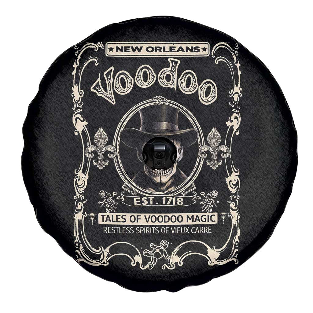 New Orleans Voodoo Spare Tire Cover Tales Of Voodoo Magic Skull Spooky Hoodoo Rootworker TS11 Print Your Wear