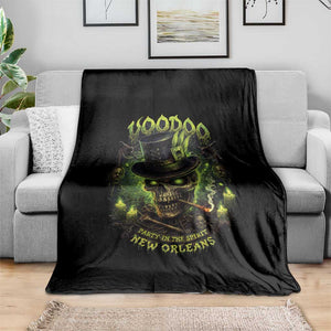 Louisiana Voodoo Skull Throw Blanket Party In The Spirit New Orleans Creepy Occult Lover TS11 Print Your Wear