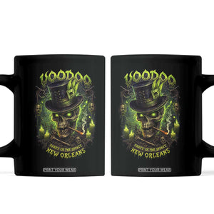 Louisiana Voodoo Skull Coffee Mug Party In The Spirit New Orleans Creepy Occult Lover TS11 Black Print Your Wear