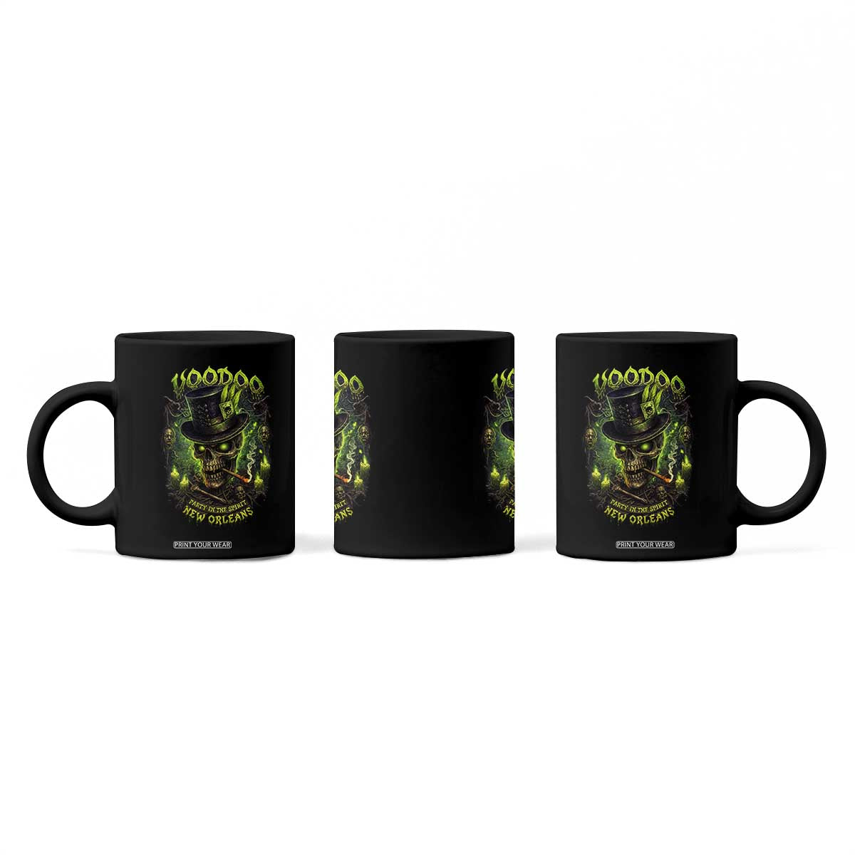Louisiana Voodoo Skull Coffee Mug Party In The Spirit New Orleans Creepy Occult Lover TS11 Print Your Wear
