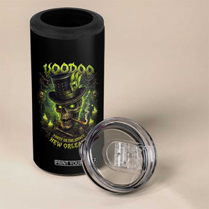Louisiana Voodoo Skull 4 in 1 Can Cooler Tumbler Party In The Spirit New Orleans Creepy Occult Lover TS11 Print Your Wear