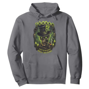 Louisiana Voodoo Skull Hoodie Party In The Spirit New Orleans Creepy Occult Lover TS11 Charcoal Print Your Wear