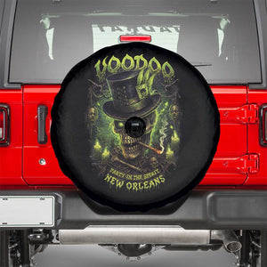 Louisiana Voodoo Skull Spare Tire Cover Party In The Spirit New Orleans Creepy Occult Lover TS11 Black Print Your Wear