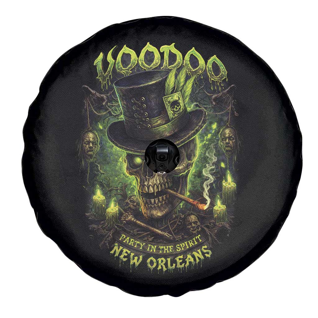 Louisiana Voodoo Skull Spare Tire Cover Party In The Spirit New Orleans Creepy Occult Lover TS11 Print Your Wear