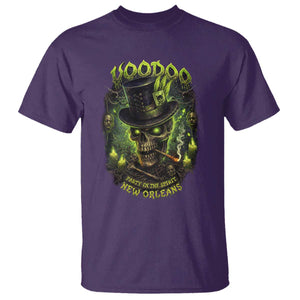 Louisiana Voodoo Skull T Shirt Party In The Spirit New Orleans Creepy Occult Lover TS11 Purple Print Your Wear
