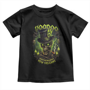 Louisiana Voodoo Skull Toddler T Shirt Party In The Spirit New Orleans Creepy Occult Lover TS11 Black Print Your Wear