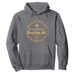Bourbon Street French Quarter New Orleans Vintage Hoodie TS11 Charcoal Print Your Wear