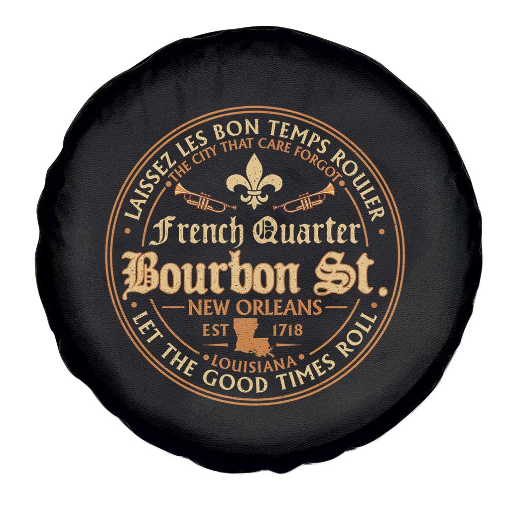 Bourbon Street French Quarter New Orleans Vintage Spare Tire Cover TS11 Print Your Wear