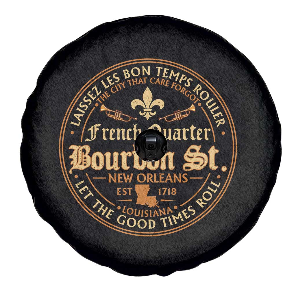 Bourbon Street French Quarter New Orleans Vintage Spare Tire Cover TS11 Print Your Wear
