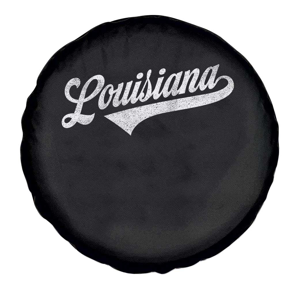 Retro Louisiana Spare Tire Cover Vintage City State Distressed Pride TS11 Print Your Wear
