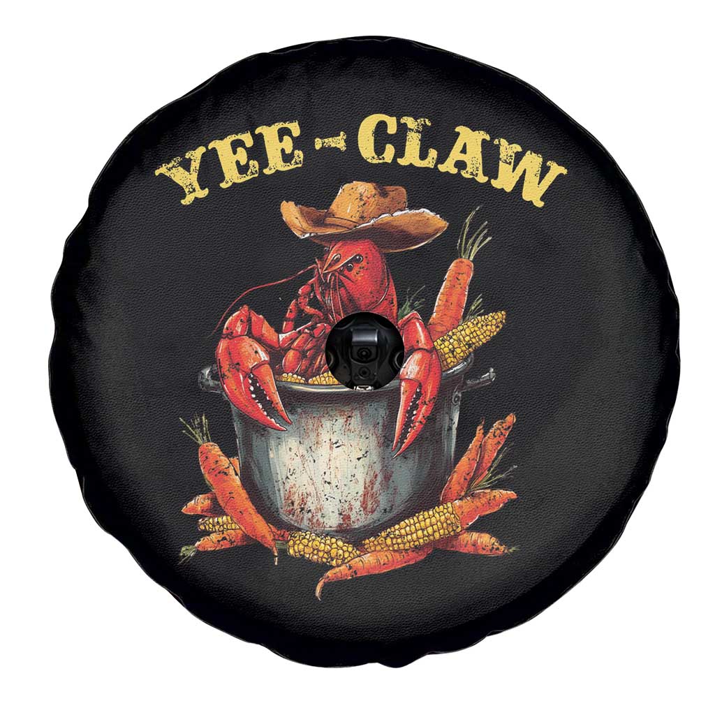 Funny Louisiana Crawfish Cowboy Spare Tire Cover Yee Claw Cajun Seafood TS11 Print Your Wear