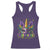 Funny Mardi Gras Princess Racerback Tank Top Unicorn Mask Party TS11 Purple Print Your Wear
