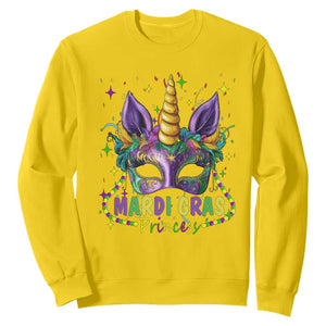 Funny Mardi Gras Princess Sweatshirt Unicorn Mask Party TS11 Daisy Print Your Wear