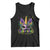 Funny Mardi Gras Princess Tank Top Unicorn Mask Party TS11 Black Print Your Wear