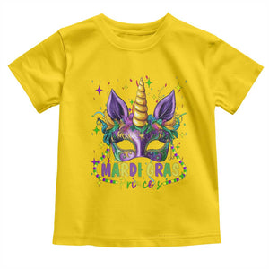 Funny Mardi Gras Princess Toddler T Shirt Unicorn Mask Party TS11 Daisy Print Your Wear