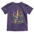 Funny Mardi Gras Princess Toddler T Shirt Unicorn Mask Party TS11 Purple Print Your Wear