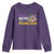 Funny Mardi Gras Will Trade Brother For King Cake Youth Sweatshirt Beads Doubloons TS11 Purple Print Your Wear