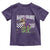 Funny Mardi Gras T-rex Dinosaur Toddler T Shirt Mardi Grawr Beads Carnival Party TS11 Purple Print Your Wear