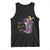 Funny Mardi Gras Cowgirl Tank Top Let's Geaux Girls Western Cowgirl Boots Carnival TS11 Black Print Your Wear