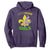 Funny Mardi Gras Cowgirl Hoodie Let's Geaux Girls Fleur De Lys TS11 Purple Print Your Wear