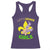 Funny Mardi Gras Cowgirl Racerback Tank Top Let's Geaux Girls Fleur De Lys TS11 Purple Print Your Wear
