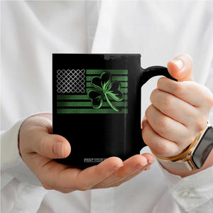 Funny Irish Americans Coffee Mug Shamrock Celtic Knot American Flag St Patrick's Day TS11 Print Your Wear
