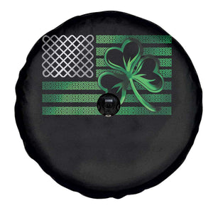 Funny Irish Americans Spare Tire Cover Shamrock Celtic Knot American Flag St Patrick's Day TS11 Print Your Wear