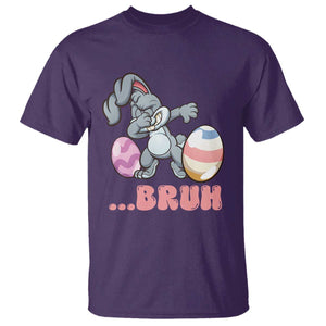 Funny Bruh Dab Rabbit Eggs Easter Day T Shirt TS11 Purple Print Your Wear