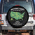 Protect And Preserve National Parks Spare Tire Cover ESTD 1872 Vintage Forest American Map TS11 No hole Black Print Your Wear