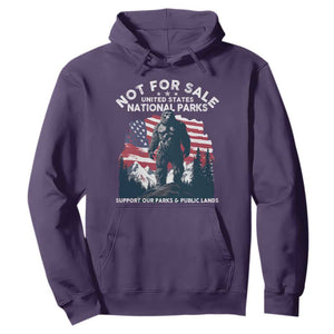 Not For Sale National Parks Bigfoot Hoodie Support Our Parks And Public Lands TS11 Purple Print Your Wear