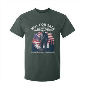 Not For Sale National Parks Bigfoot T Shirt For Kid Support Our Parks And Public Lands TS11 Dark Forest Green Print Your Wear