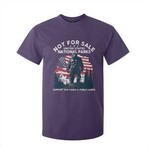 Not For Sale National Parks Bigfoot T Shirt For Kid Support Our Parks And Public Lands TS11 Purple Print Your Wear