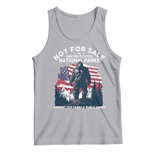 Not For Sale National Parks Bigfoot Tank Top Support Our Parks And Public Lands TS11 Athletic Heather Print Your Wear
