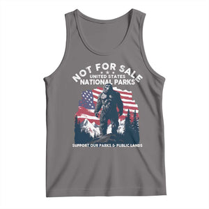Not For Sale National Parks Bigfoot Tank Top Support Our Parks And Public Lands TS11 Deep Heather Print Your Wear