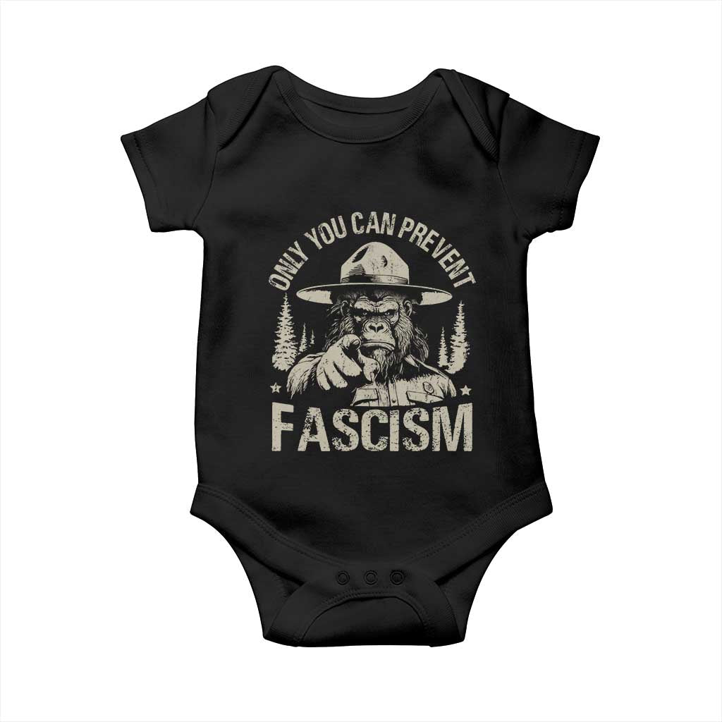 Save Our National Parks Bigfoot Baby Onesie Vintage Forest TS11 Black Print Your Wear
